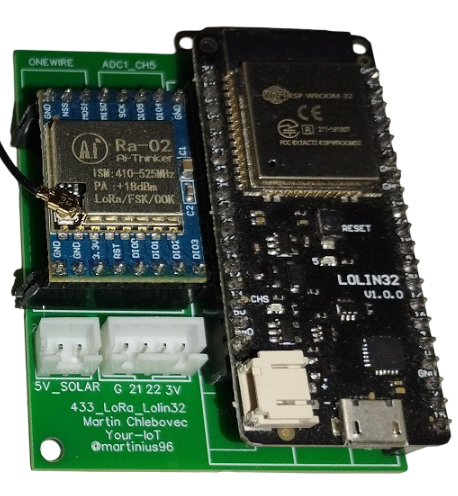 ESP32 + LoRa - remote 12V battery monitoring :: arduino-blog